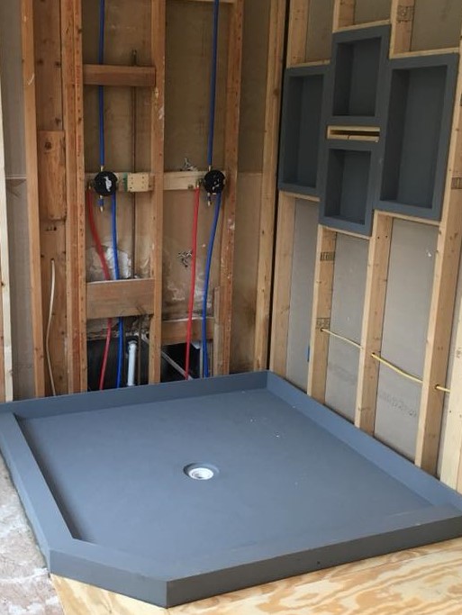 Shower Pans and Curbs